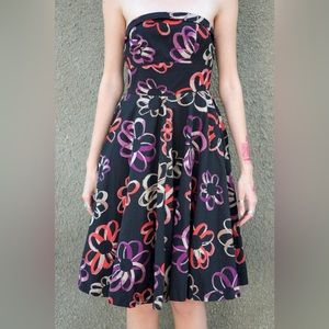 Anthropologie Girls From Savoy Strapless Dress ❤️